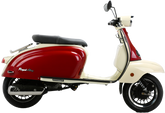 Royal Alloy TG 125cc AC CBS Burgundy/Ivory